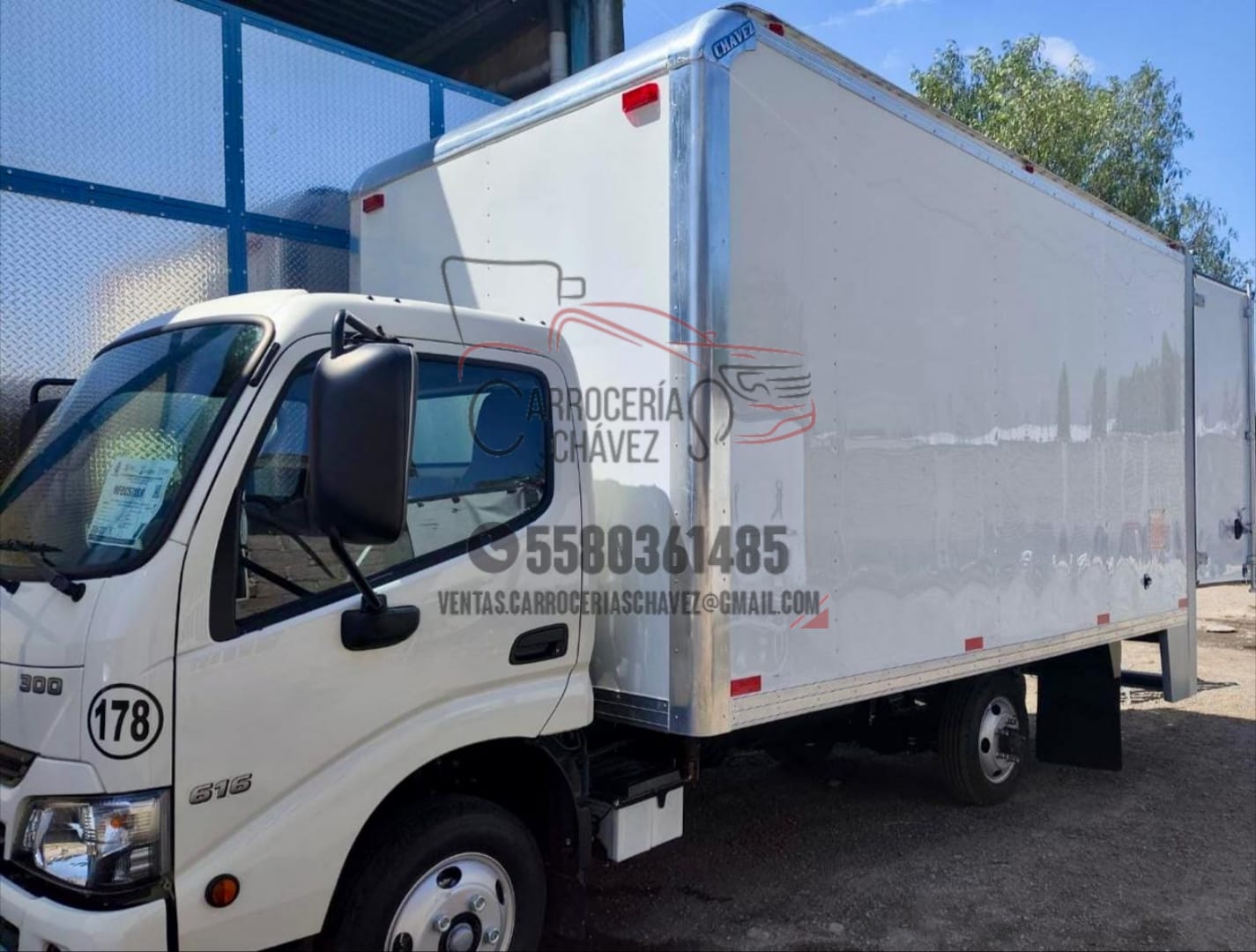 Caja seca fabricada para camión